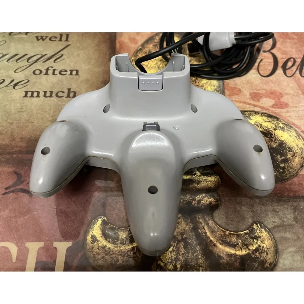 Nintendo 64 N64 Solid Grey OEM Controller Authentic Tested Working